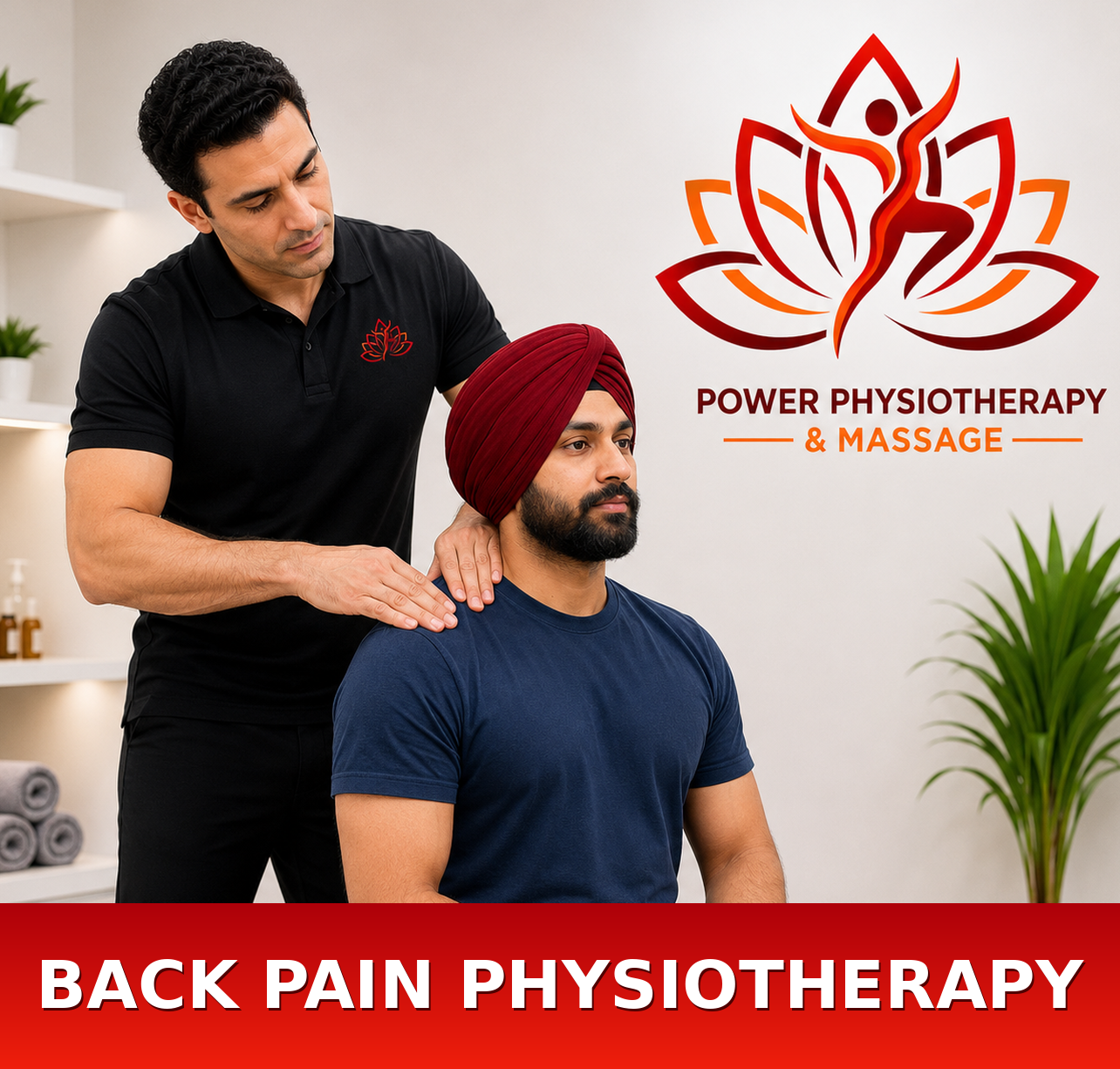 Back Pain Physiotherapy in NE Calgary information at Power Physiotherapy and Massage