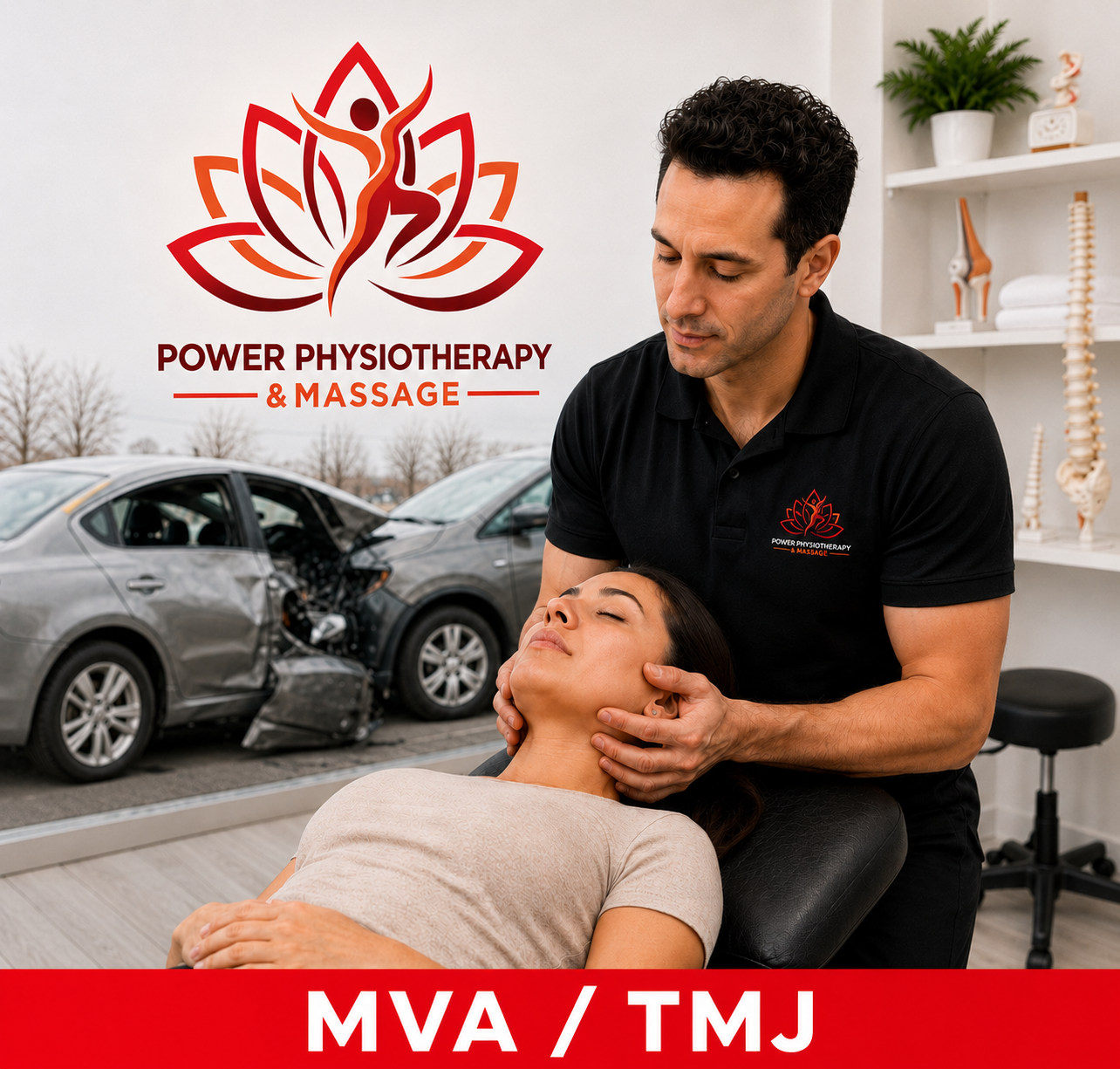 Motor Vehicle Accident / TMJ at Power Physiotherapy & Massage