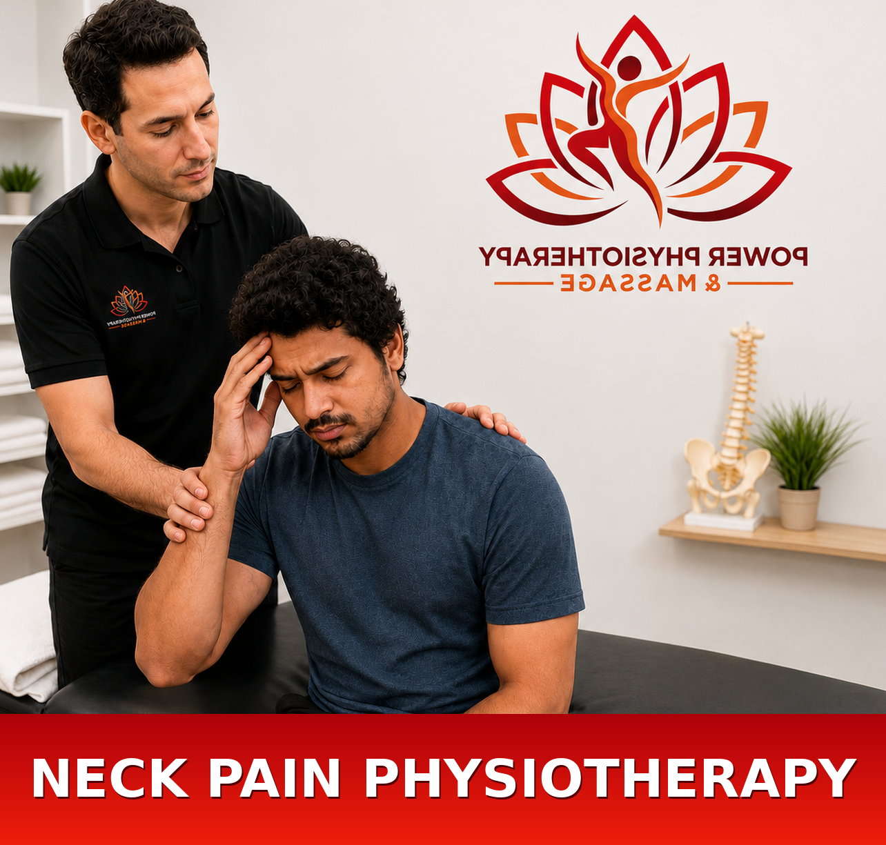 Neck Pain Physiotherapy in NE Calgary information at Power Physiotherapy and Massage
