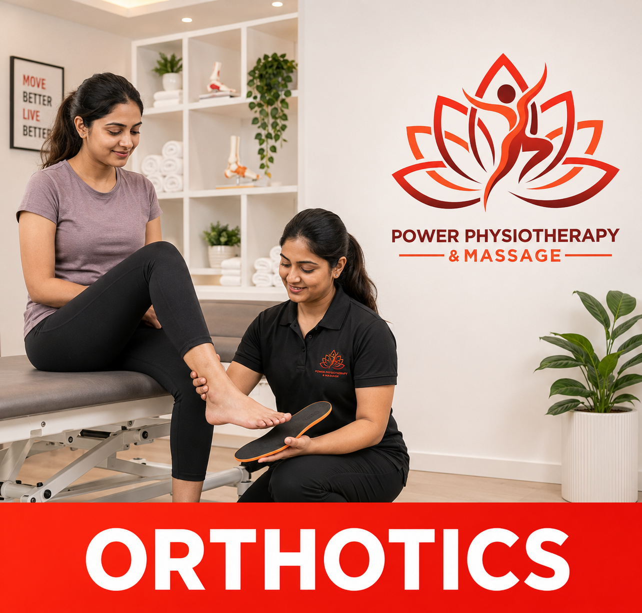 Orthotics at Power Physiotherapy & Massage