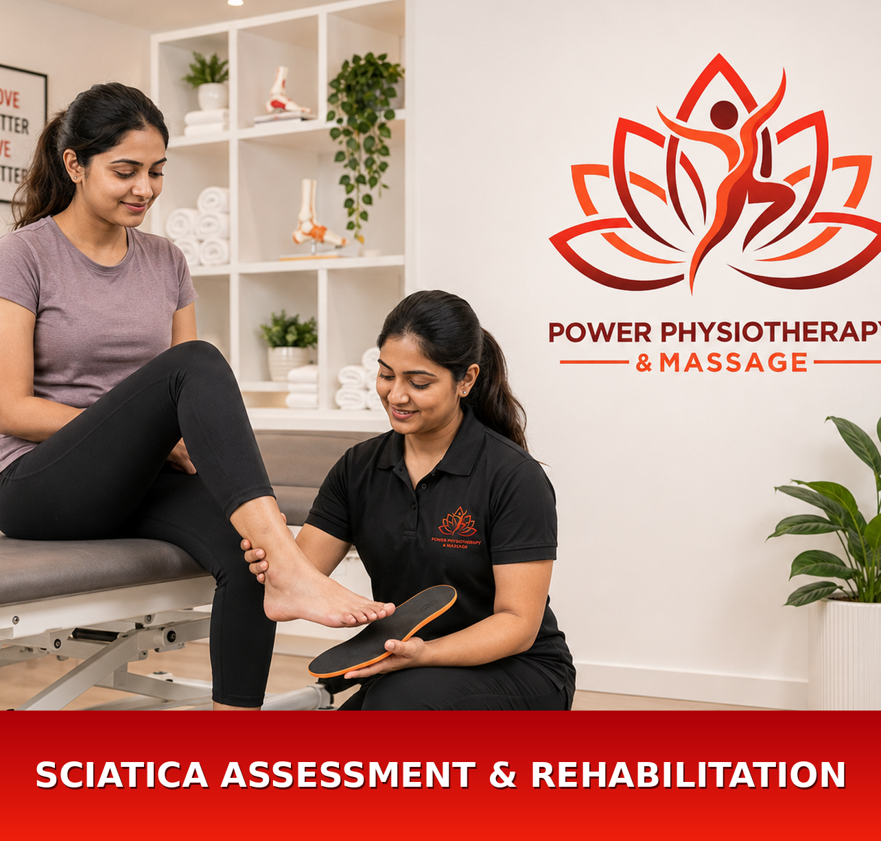 Sciatica Assessment and Rehabilitation in NE Calgary information at Power Physiotherapy and Massage
