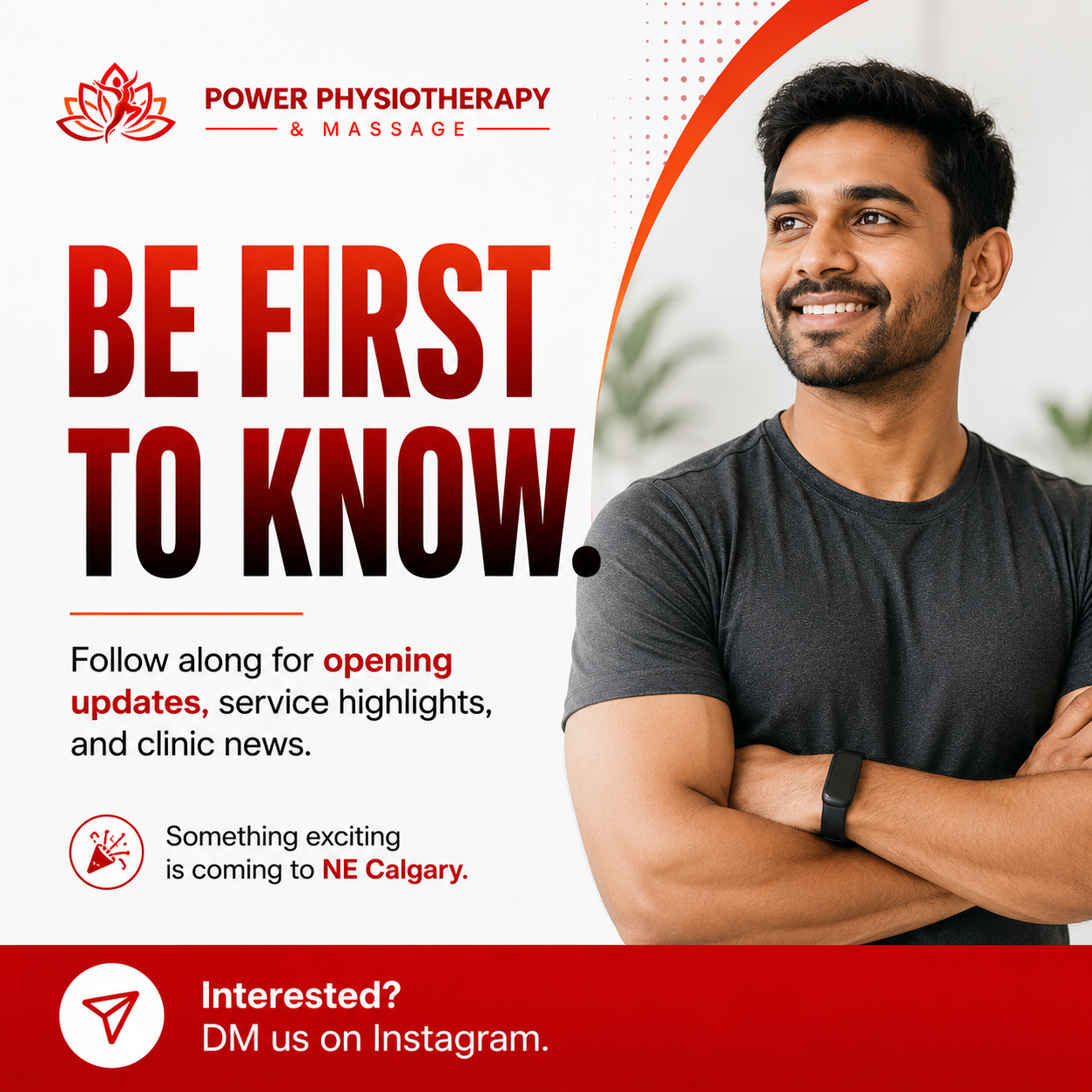 Be first to know opening updates announcement